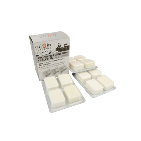 Trockenbrennstofftabletten 12 x 14g - Auf und Davon | Outdoor Equipment