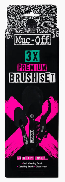 3x Brush Set