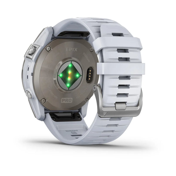 Steinweiss/Titanium Titan mit QuickFit-Silikon-Armband 26mm